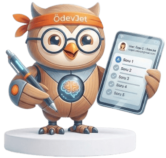 Cevap vermeye davet eden baykuş maskotu