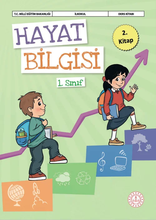 1. Sınıf Hayat Bilgisi Meb Yayınları 2. Kitap ders kitabı kapağı
