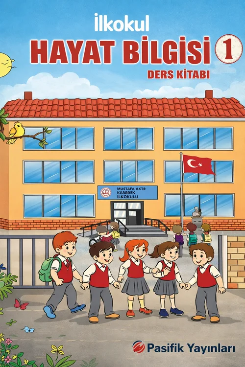 1. Sınıf Hayat Bilgisi Pasifik Yayınları ders kitabı kapağı