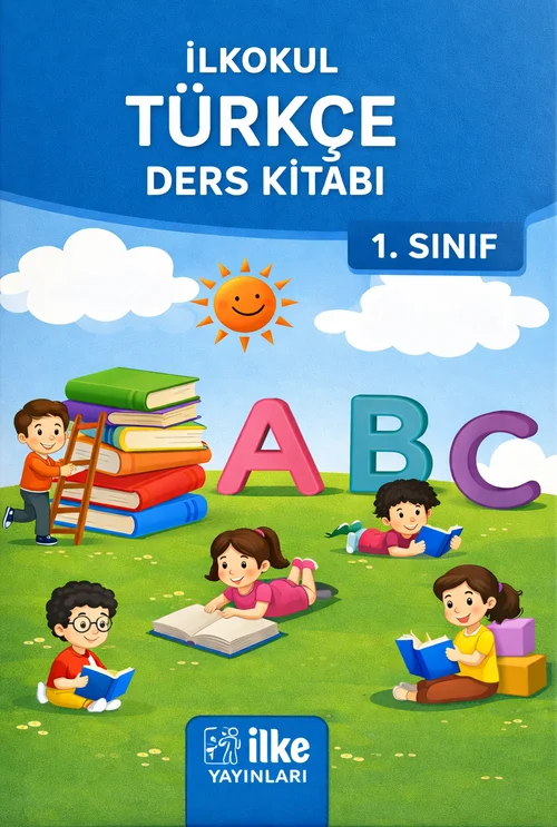 1. Sınıf Türkçe İlke Yayınları ders kitabı kapağı