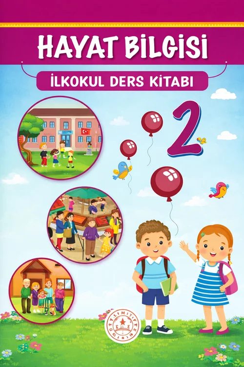 2. Sınıf Hayat Bilgisi Meb Yayınları ders kitabı kapağı