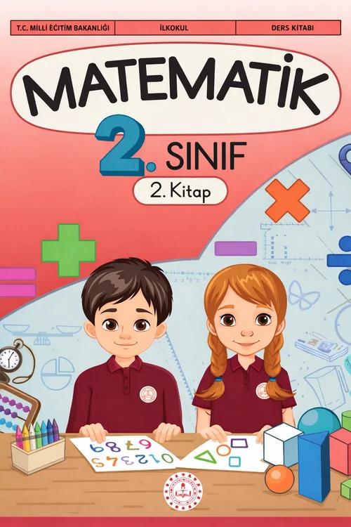 2. Sınıf Matematik Meb Yayınları 2. Kitap ders kitabı kapağı