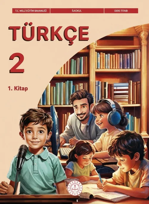 2. Sınıf Türkçe Meb Yayınları 1. Kitap ders kitabı kapağı