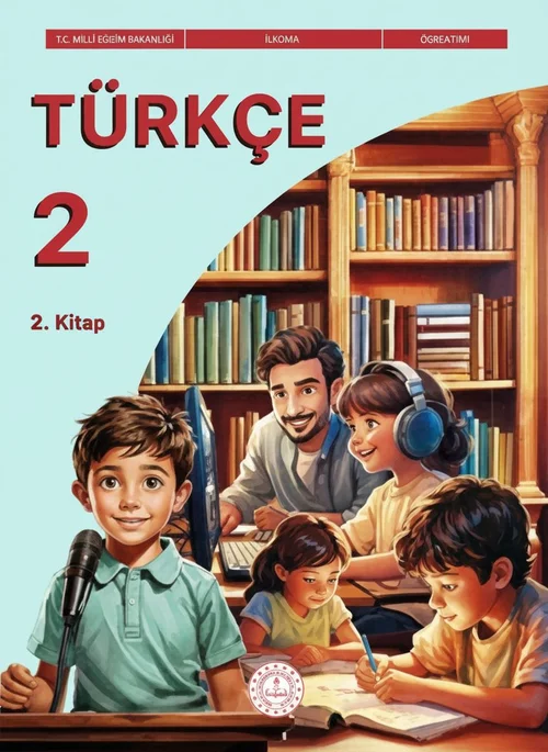 2. Sınıf Türkçe Meb Yayınları 2. Kitap ders kitabı kapağı