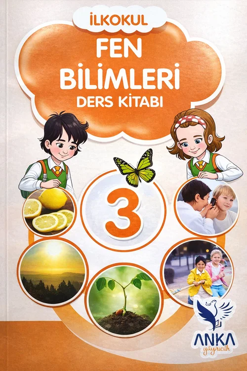 3. Sınıf Fen Bilimleri Anka Yayınları ders kitabı kapağı