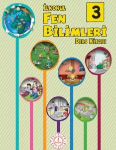 3. Sınıf Fen Bilimleri Meb Yayınları 1 ders kitabı kapağı