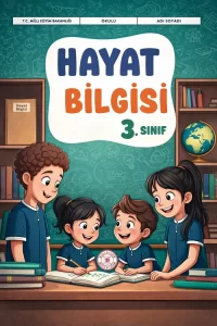 3. Sınıf Hayat Bilgisi Meb Yayınları 1 ders kitabı kapağı