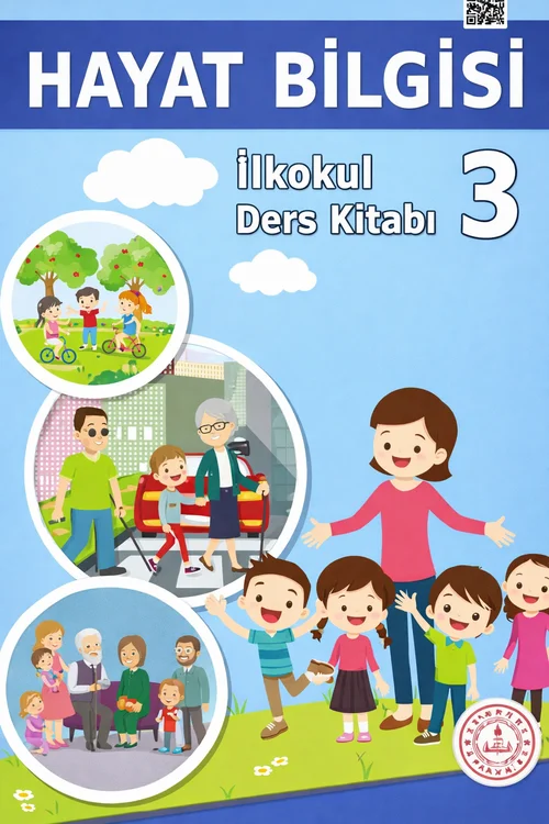 3. Sınıf Hayat Bilgisi Meb Yayınları 2 ders kitabı kapağı