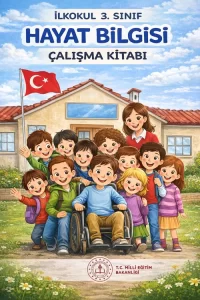 3. Sınıf Hayat Bilgisi Meb Yayınları Çalışma Kitabı 1. Kitap ders kitabı kapağı