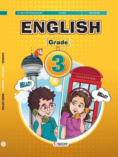 3. Sınıf İngilizce SDR Dİkey Yayınları ders kitabı kapağı