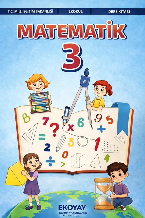 3. Sınıf Matematik Ekoyay Yayınları ders kitabı kapağı