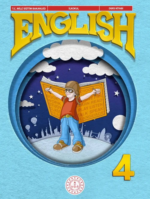 4. Sınıf İngilizce Meb Yayınları ders kitabı kapağı