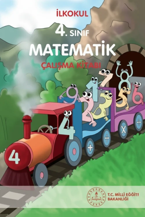4. Sınıf Matematik Meb Yayınları Çalışma Kitabı 1 ders kitabı kapağı