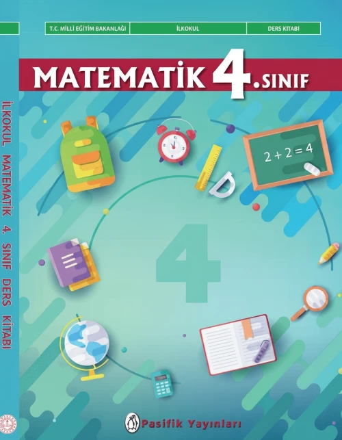 4. Sınıf Matematik Pasifik Yayınları ders kitabı kapağı