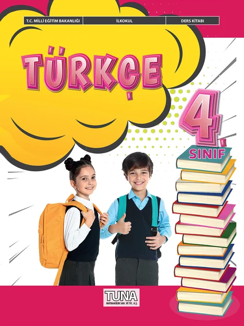 4. Sınıf Türkçe Tuna Yayınları ders kitabı kapağı