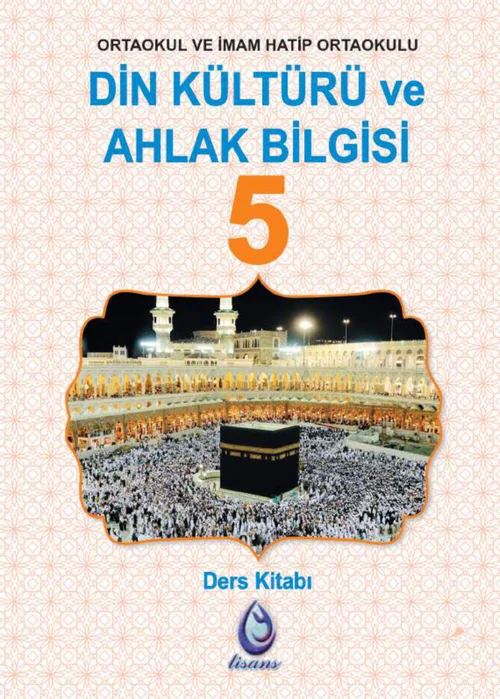5. Sınıf Din Kültürü ve Ahlak Bilgisi Lisans Yayıncılık ders kitabı kapağı