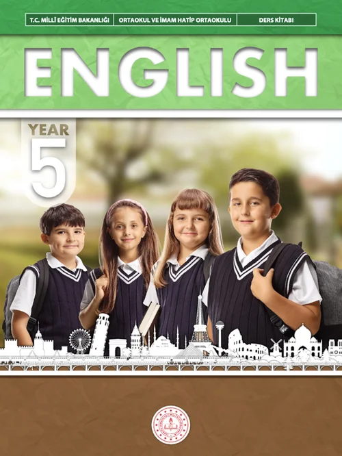 5. Sınıf İngilizce Meb Yayınları ders kitabı kapağı