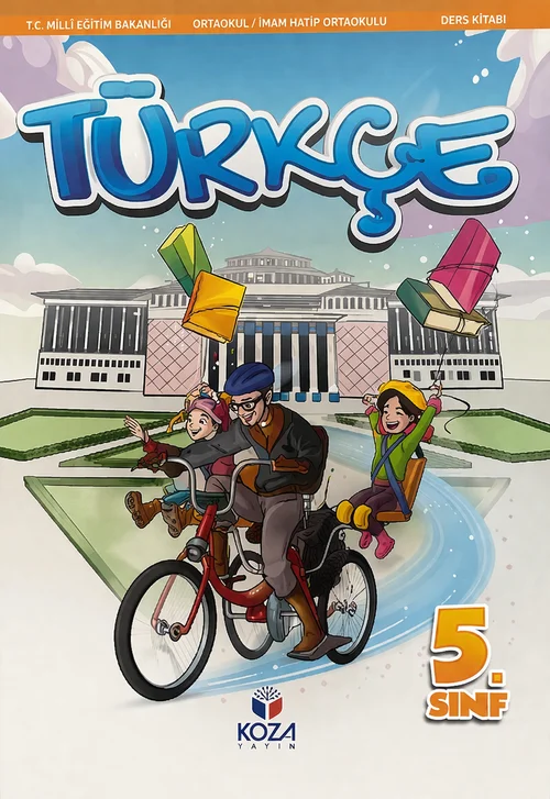 5. Sınıf Türkçe Koza Yayınları ders kitabı kapağı