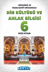 6. Sınıf Din Kültürü ve Ahlak Bilgisi Dörtel Yayınları ders kitabı kapağı