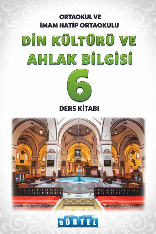 6. Sınıf Din Kültürü ve Ahlak Bilgisi Dörtel Yayınları ders kitabı kapağı