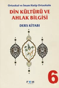 6. Sınıf Din Kültürü ve Ahlak Bilgisi FCM Yayıncılık ders kitabı kapağı