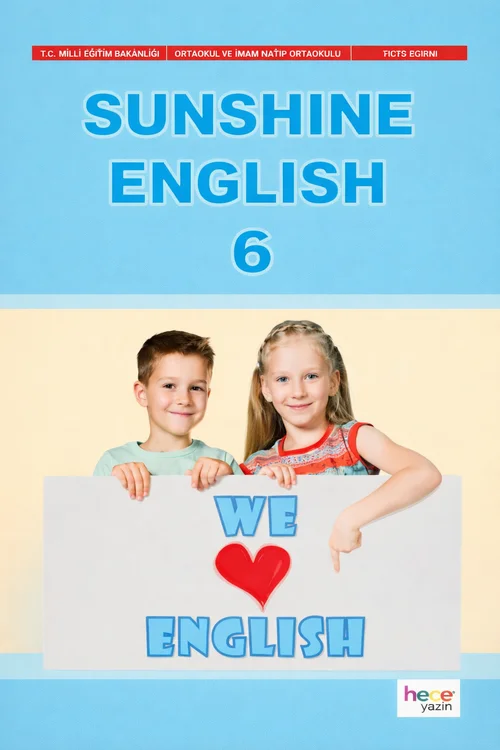 6. Sınıf İngilizce Hecce Yayınları ders kitabı kapağı