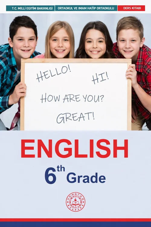 6. Sınıf İngilizce Meb Yayınları ders kitabı kapağı