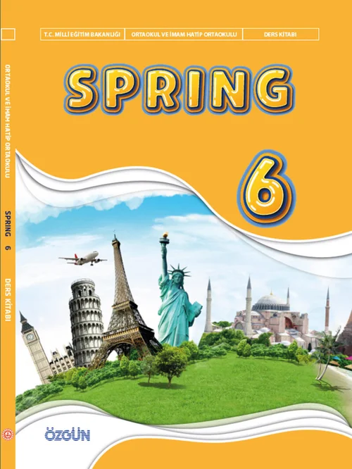 6. Sınıf İngilizce Özgün Yayınları ders kitabı kapağı