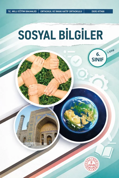 6. Sınıf Sosyal Bilgiler Meb Yayınları 1. Kitap ders kitabı kapağı