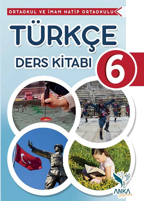 6. Sınıf Türkçe Anka Yayınları ders kitabı kapağı