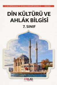 7. Sınıf Din Kültürü ve Ahlak Bilgisi Erkad Yayınları ders kitabı kapağı