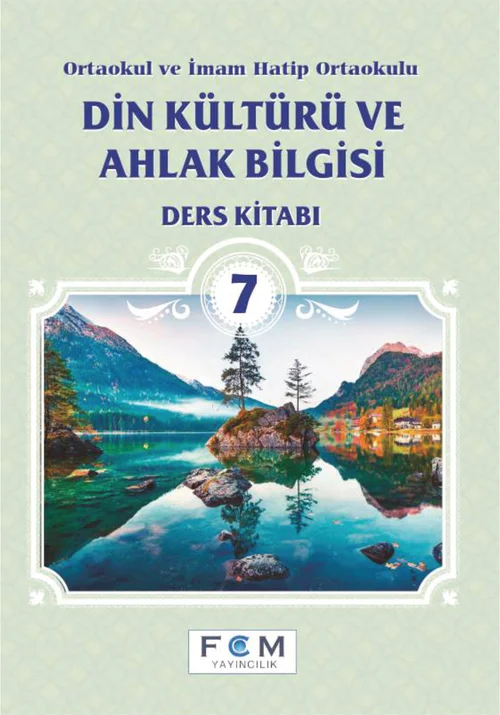 7. Sınıf Din Kültürü ve Ahlak Bilgisi FCM Yayıncılık ders kitabı kapağı