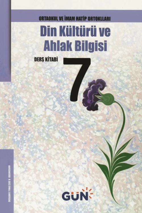 7. Sınıf Din Kültürü ve Ahlak Bilgisi Gün Yayınları ders kitabı kapağı