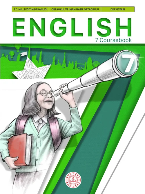 7. Sınıf İngilizce Meb Yayınları ders kitabı kapağı