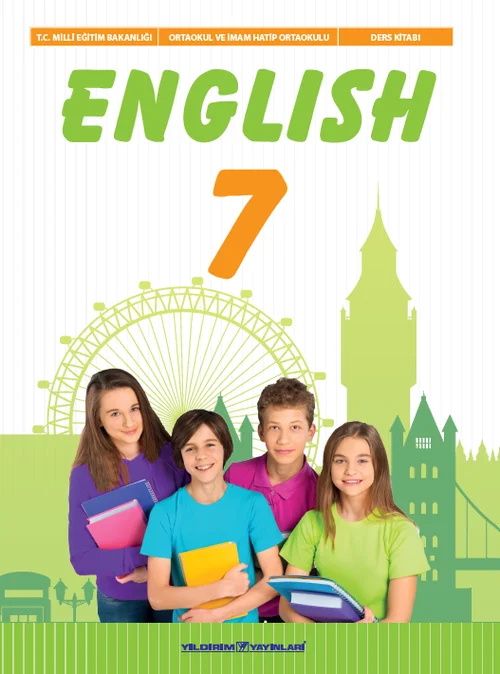 7. Sınıf İngilizce Yıldırım Yayınları ders kitabı kapağı