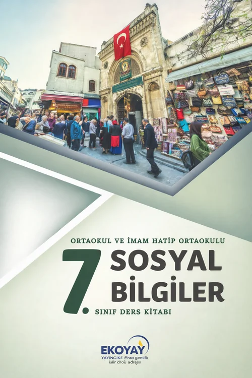 7. Sınıf Sosyal Bilgiler Ekoyay Yayınları ders kitabı kapağı