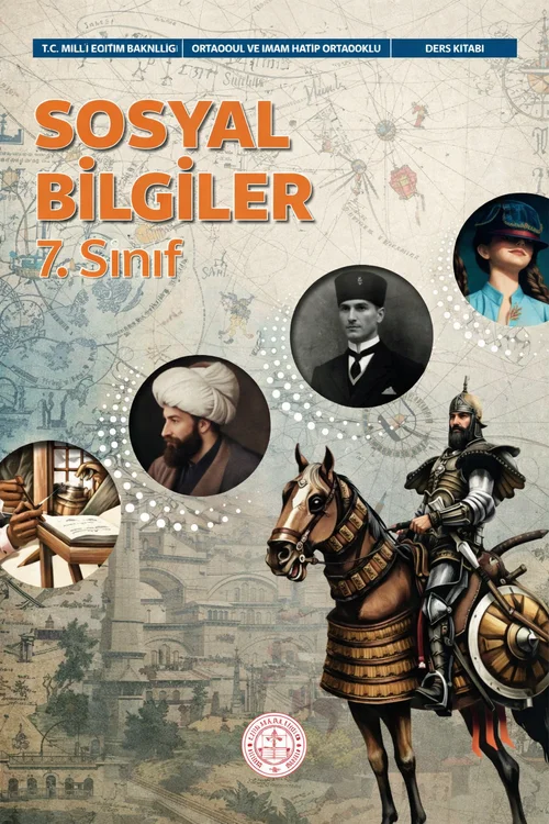 7. Sınıf Sosyal Bilgiler Meb Yayınları ders kitabı kapağı