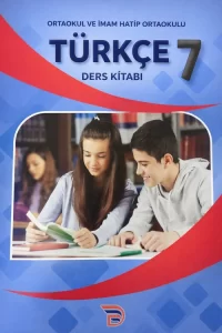 7. Sınıf Türkçe Dörtel Yayınları ders kitabı kapağı