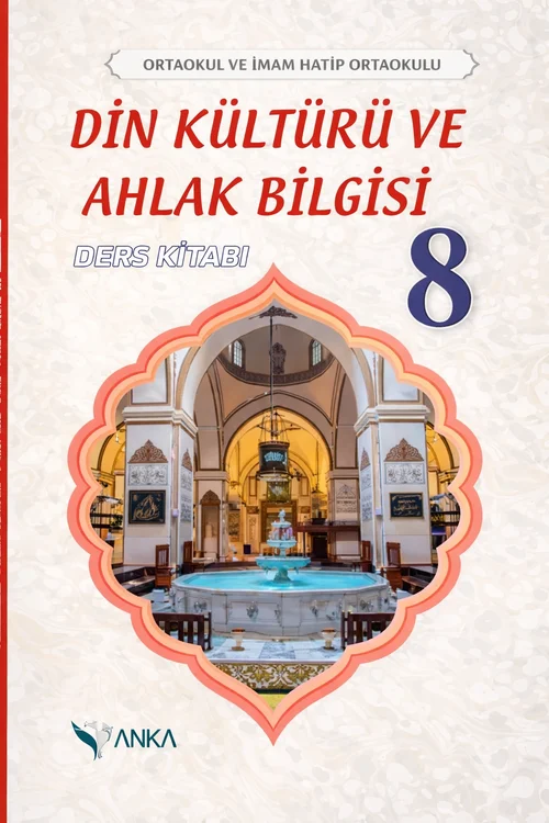 8. Sınıf Din Kültürü ve Ahlak Bilgisi Anka Yayınları ders kitabı kapağı