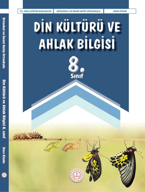 8. Sınıf Din Kültürü ve Ahlak Bilgisi Meb Yayınları ders kitabı kapağı