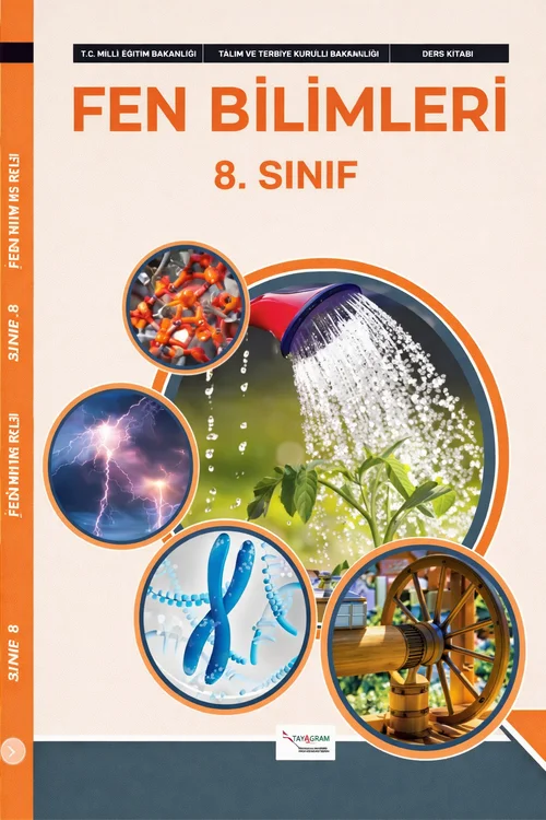 8. Sınıf Fen Bilimleri Hecce Yayınları ders kitabı kapağı