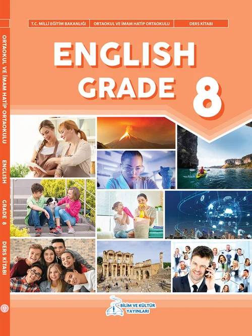 8. Sınıf İngilizce Bilim ve Kültür Yayınları ders kitabı kapağı