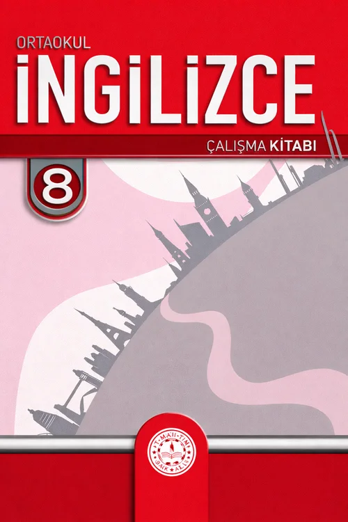 8. Sınıf İngilizce Meb Yayınları Çalışma Kitabı ders kitabı kapağı