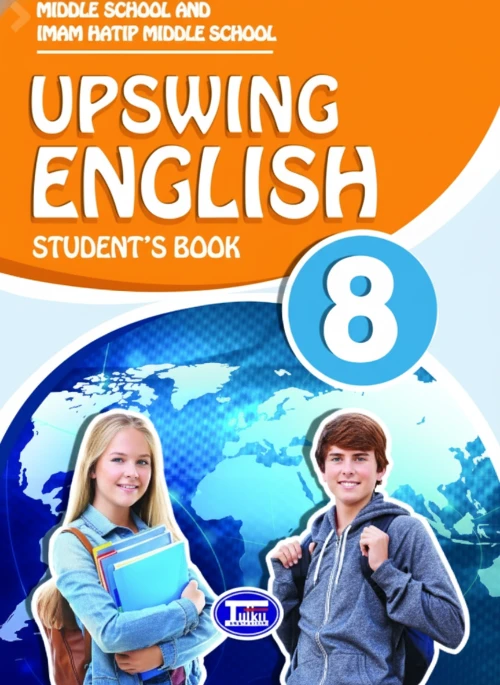 8. Sınıf İngilizce Tutku Yayınları ders kitabı kapağı