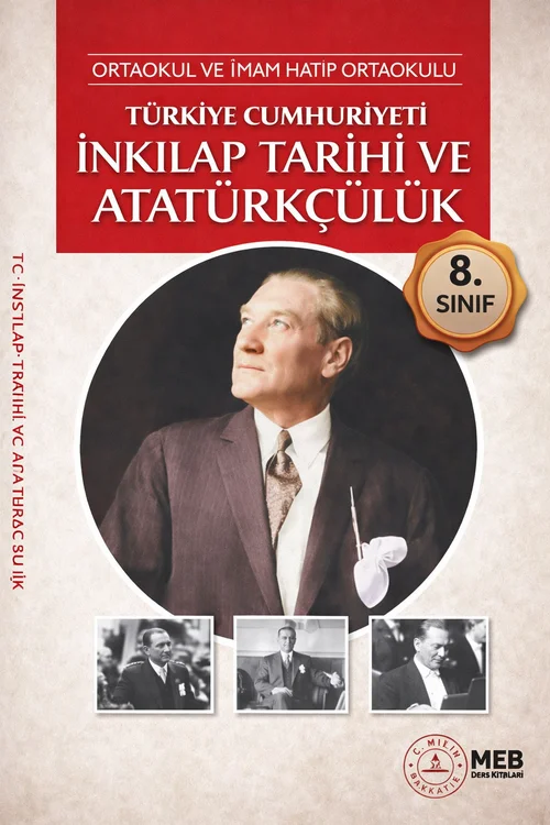 8. Sınıf İnkılap Tarihi Bir Yay Yayınları ders kitabı kapağı