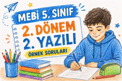 MEBİ 5. Sınıf 2. Dönem 2. Örnek Yazılı Soruları Yayınlandı