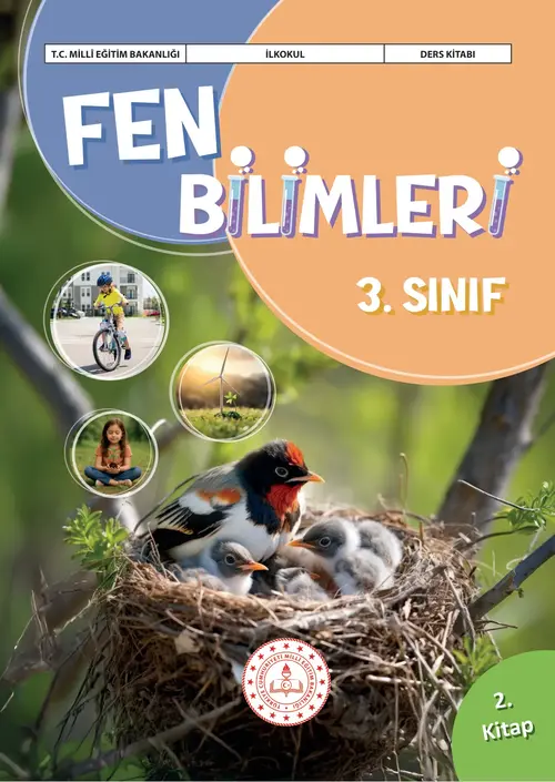 3. Sınıf Fen Bilimleri Ders Kitabı Kapağı Meb Yayınları (2. Kitap)