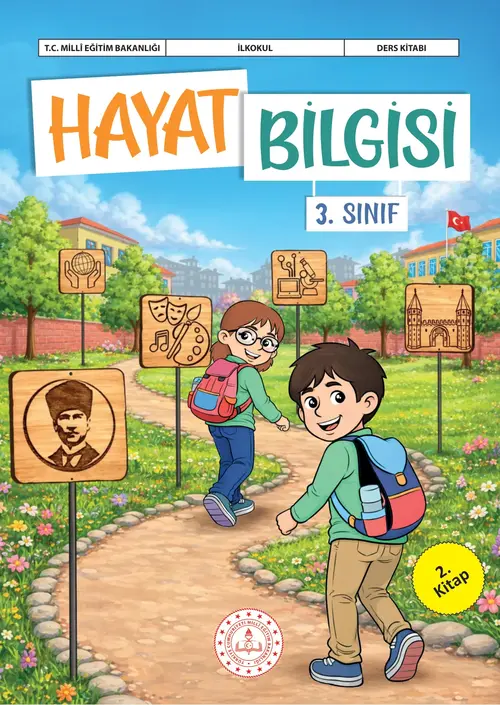 3. Sınıf Hayat Bilgisi Ders Kitabı Kapağı Meb Yayınları (2. Kitap)
