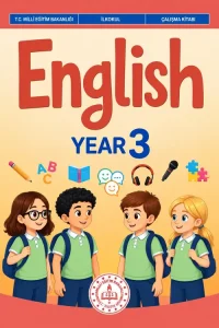 3. Sınıf İngilizce Çalışma Kitabı Kapağı Meb Yayınları
