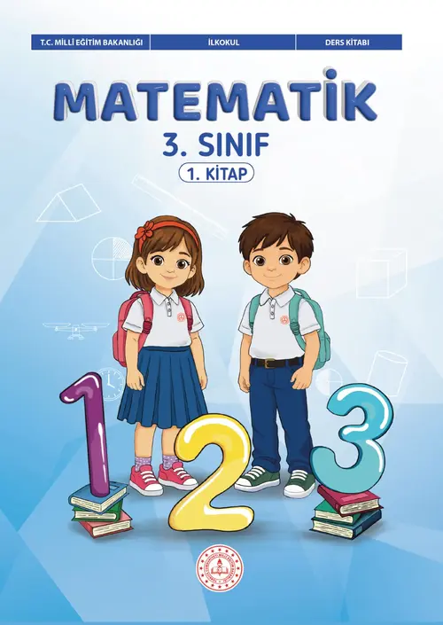 3. Sınıf Matematik Ders Kitabı Kapağı Meb Yayınları (1. Kitap)